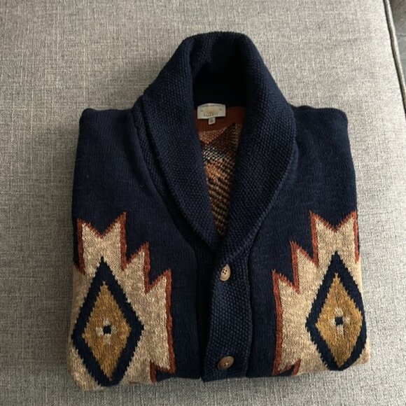 Faherty Aztec Sweater Cardigan - Picture 10 of 10